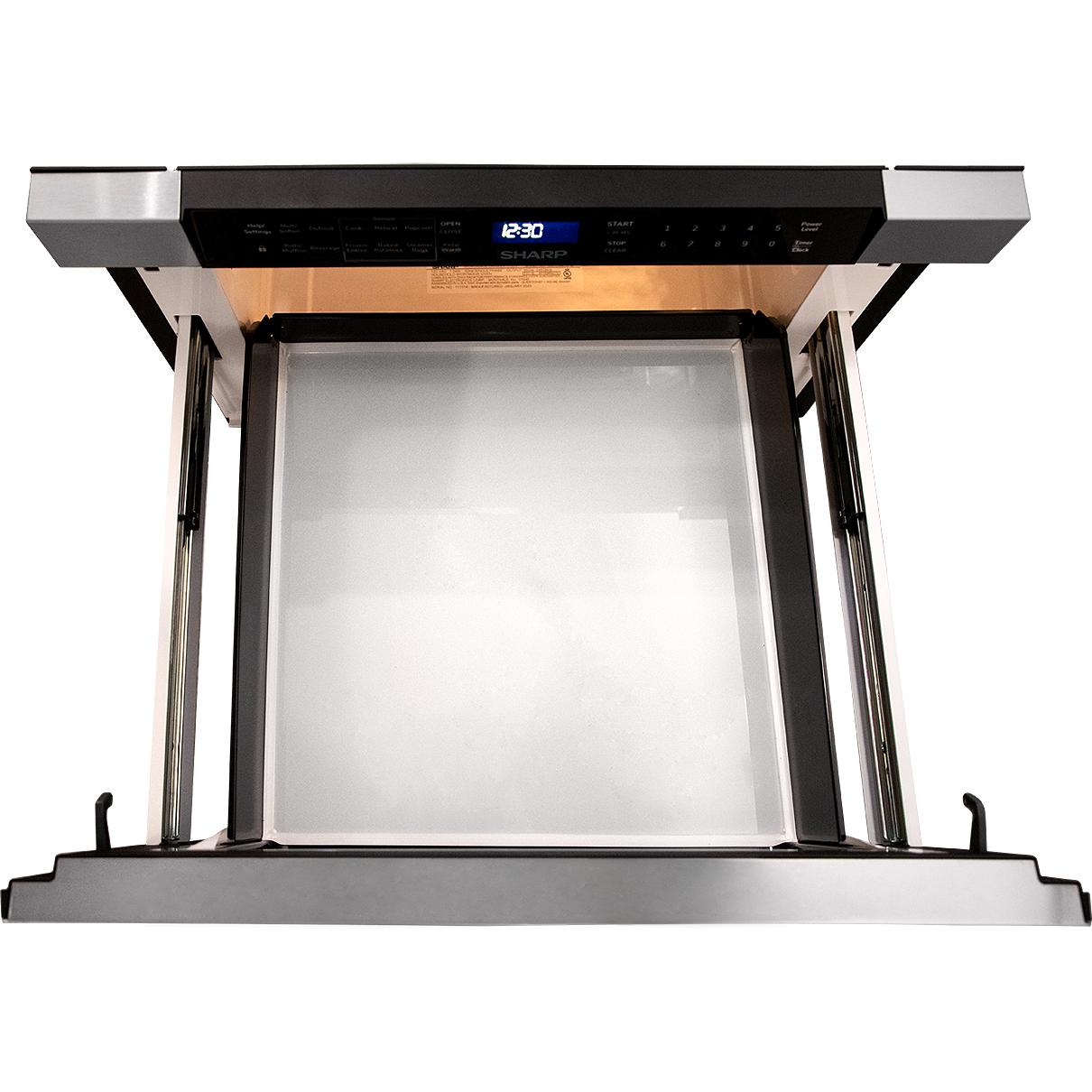  Sharp 24-inch, 1.2 cu. ft. Built-In Microwave Drawer™ SMD2443JSC IMAGE 2