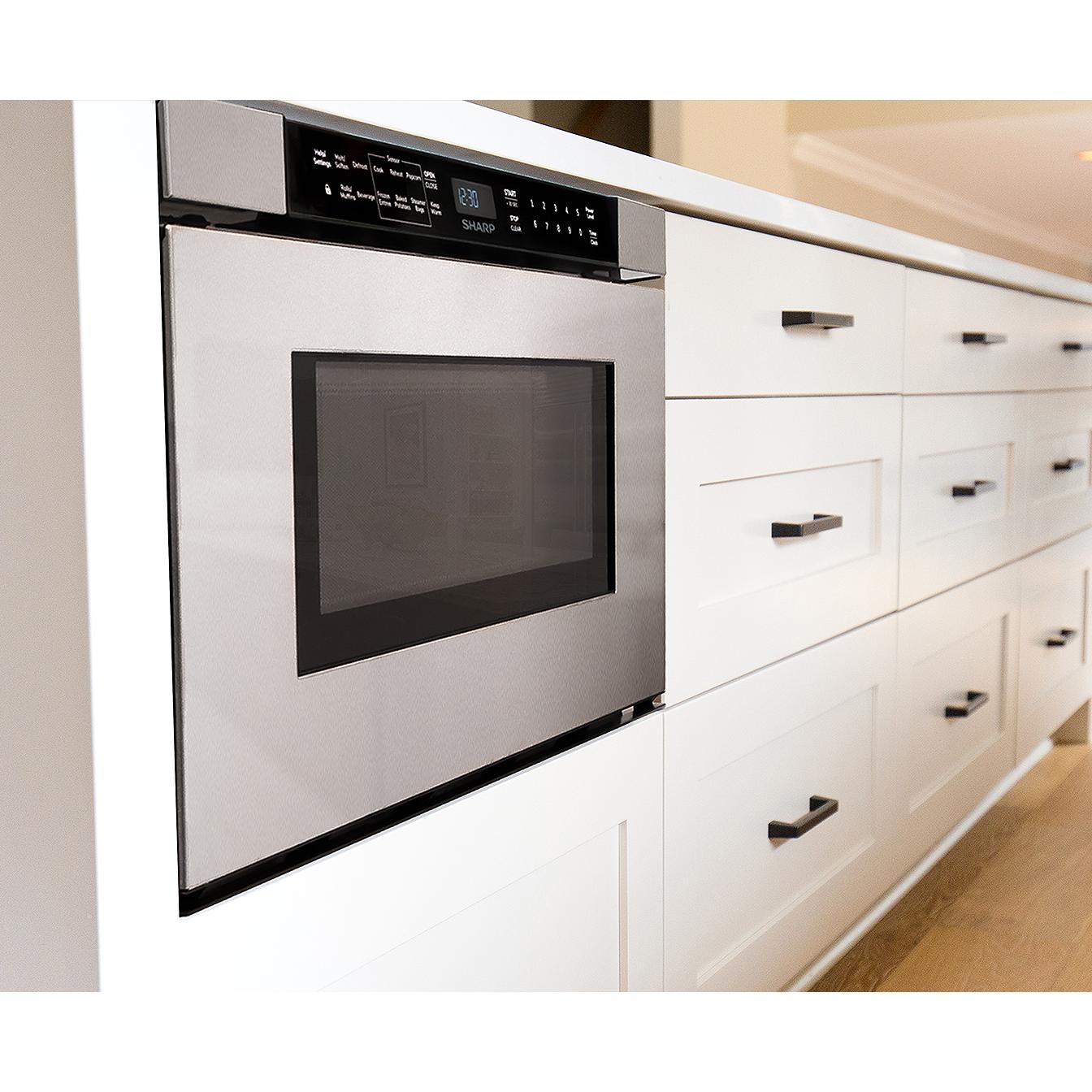  Sharp 24-inch, 1.2 cu. ft. Built-In Microwave Drawer™ SMD2443JSC IMAGE 5