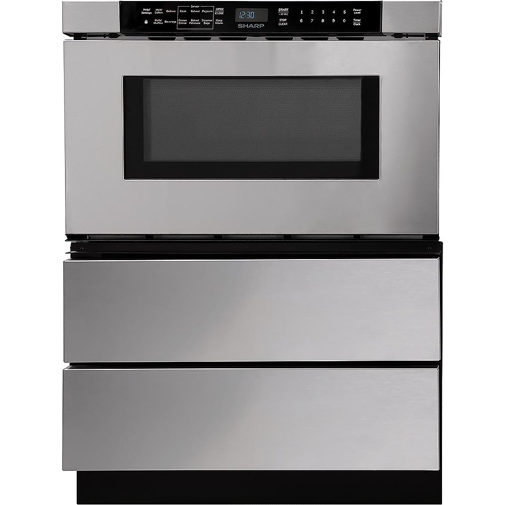  Sharp 24-inch, 1.2 cu. ft. Built-In Microwave Drawer™ SMD2443JSC IMAGE 6