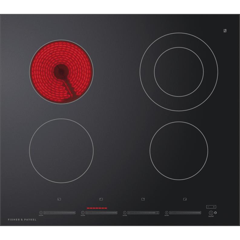  Fisher & Paykel 24-inch Built-In Electric Cooktop CE244DTB1SP IMAGE 1