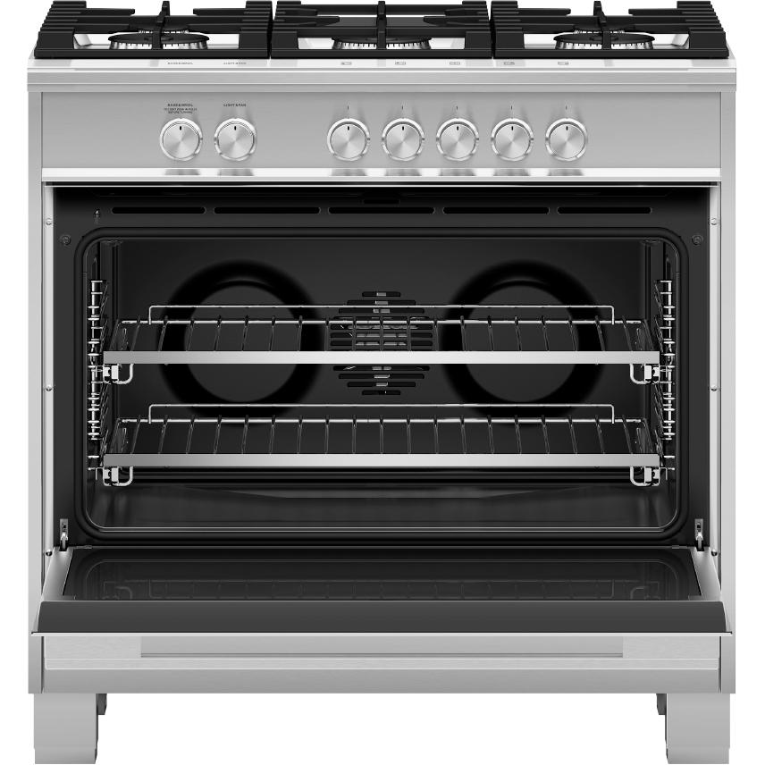  Fisher & Paykel 36-inch Freestanding Gas Range with AeroTech™ Technology OR36SDG4X1SP IMAGE 2