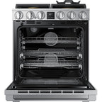  Dacor 30-inch Freestanding Dual Fuel Range with Convection Technology DOP30T940DS/DA IMAGE 3