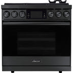  Dacor 36-inch Freestanding Dual Fuel Range with LCD touchscreen DOP36C86DLM/DA IMAGE 1