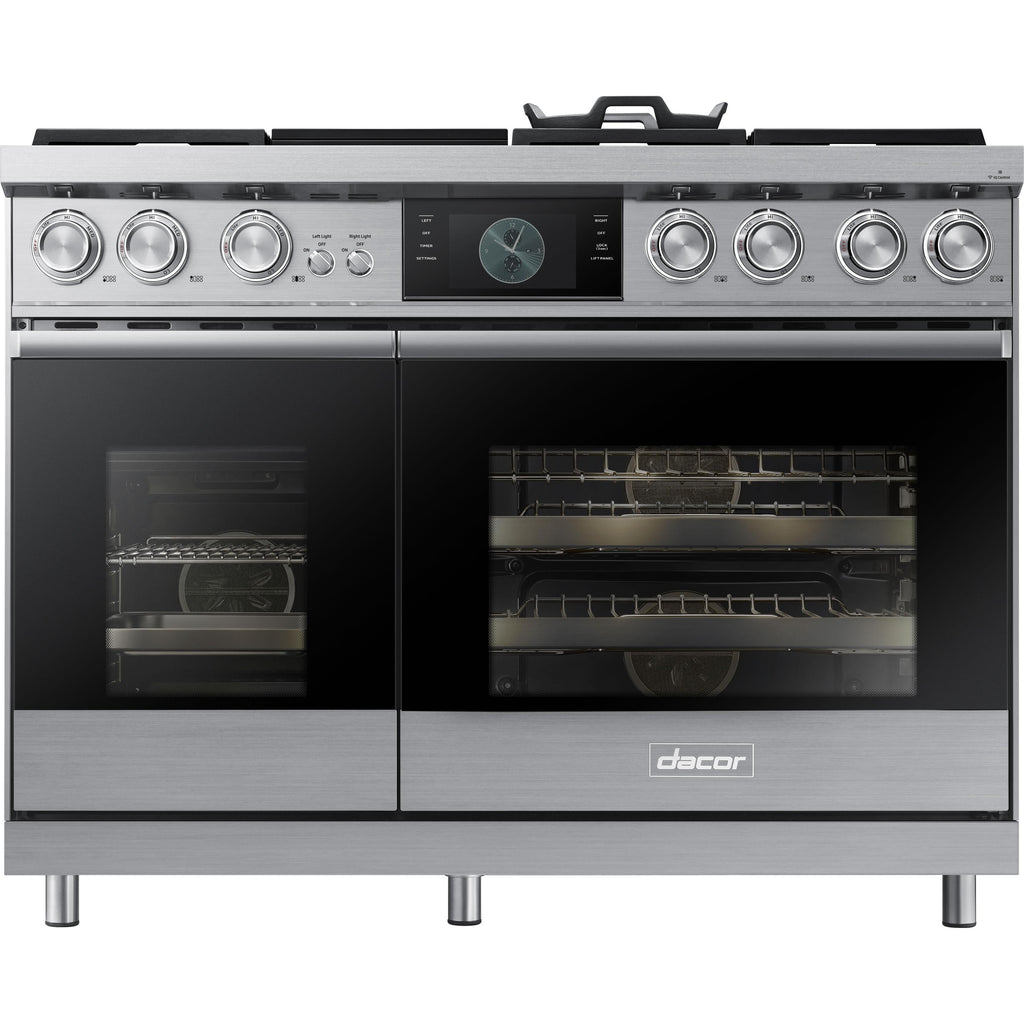  Dacor 48-inch Freestanding Dual-Fuel Range with Real Steam™ DOP48C96DLS/DA IMAGE 1