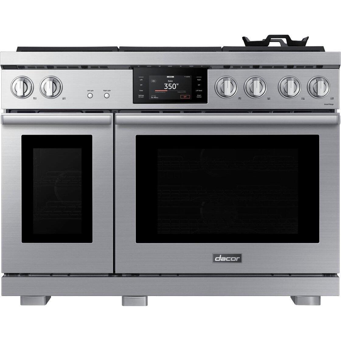  Dacor 48-inch Freestanding Gad Range with 7" LCD Control Panel DOP48T960GS/DA IMAGE 1