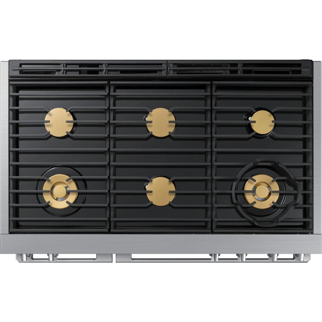  Dacor 48-inch Freestanding Gad Range with 7" LCD Control Panel DOP48T960GS/DA IMAGE 5