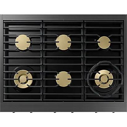  Dacor 36-inch Gas Rangetop with SmartThings Wi-Fi Connectivity DTT36T960GM/DA IMAGE 4