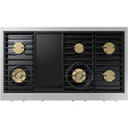  Dacor 48-inch Gas Rangetop with SmartThings Wi-Fi Connectivity DTT48T963GS/DA IMAGE 4