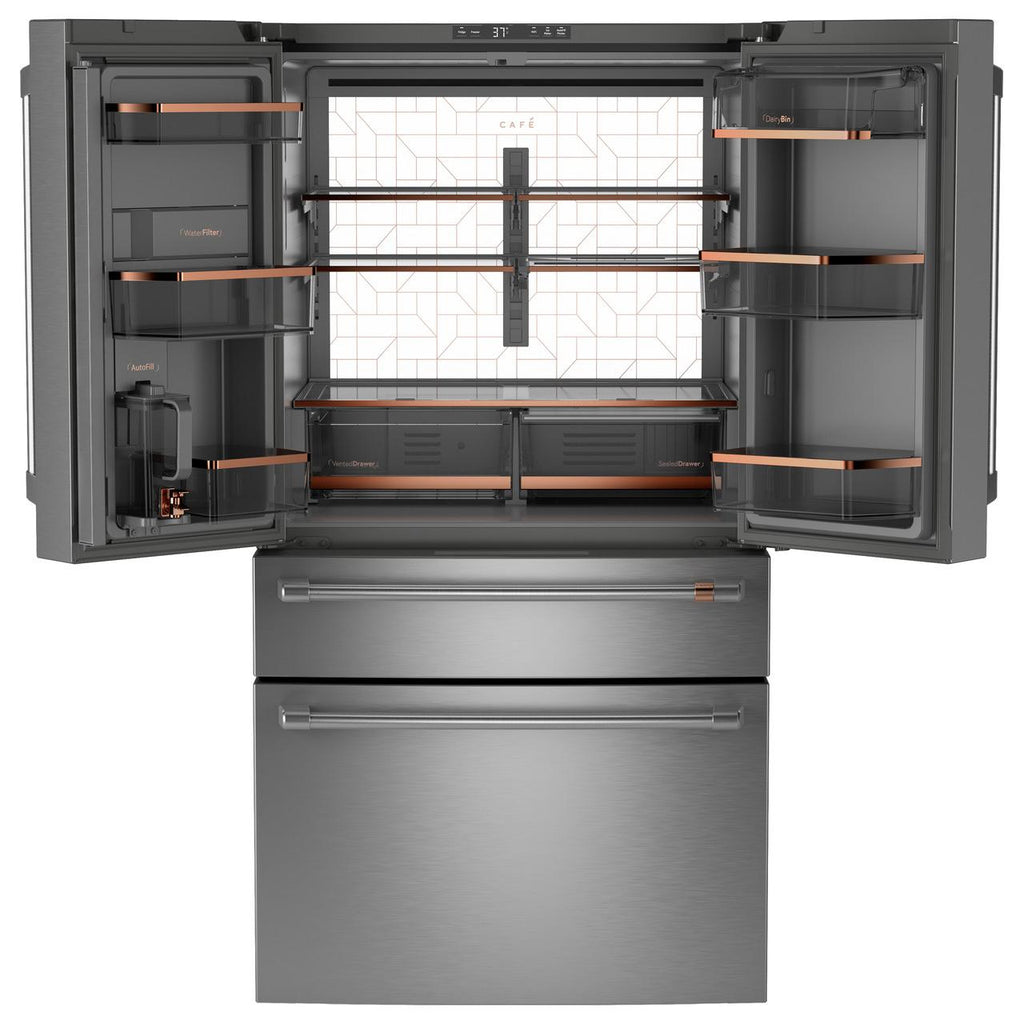  Café 36-inch 28.7 cu. ft. French 4-Door Refrigerator CGE29DP2TS1 IMAGE 2