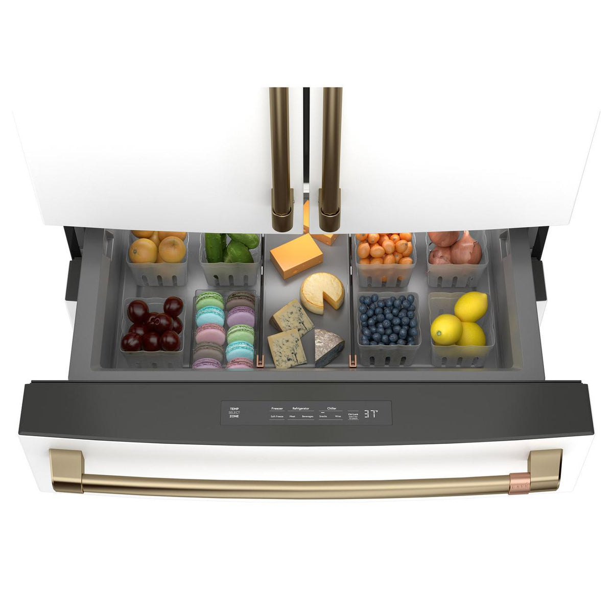  Café 36-inch 28.7 cu. ft. French 4-Door Refrigerator CGE29DP4TW2 IMAGE 6