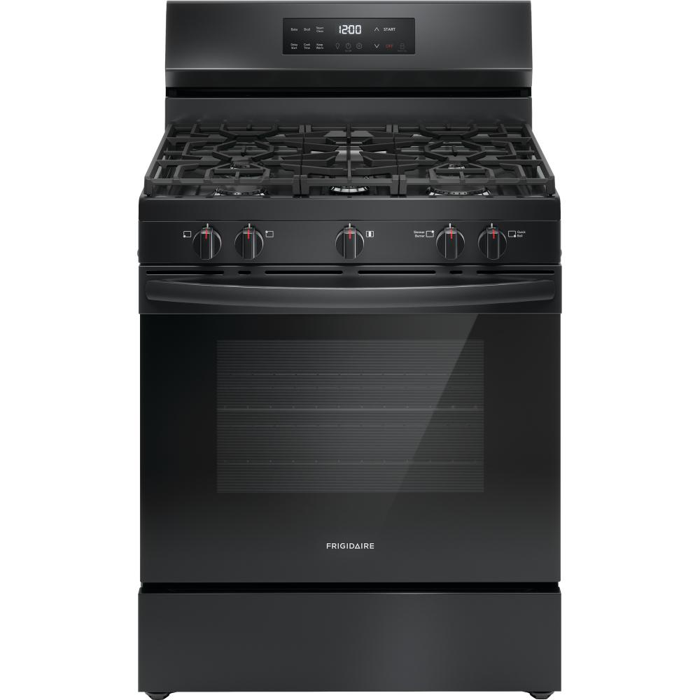  Frigidaire 30-inch Freestanding Gas Range with Even Baking Technology FCRG3062AB IMAGE 1