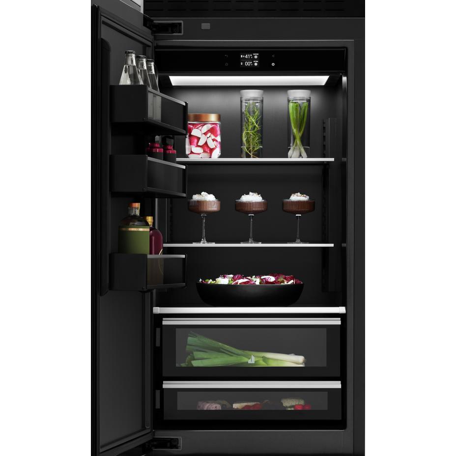  JennAir 30-inch, 16.3 cu.ft. Built-in Bottom Freezer Refrigerator with Obsidian Interior JBBFL30NMX IMAGE 2