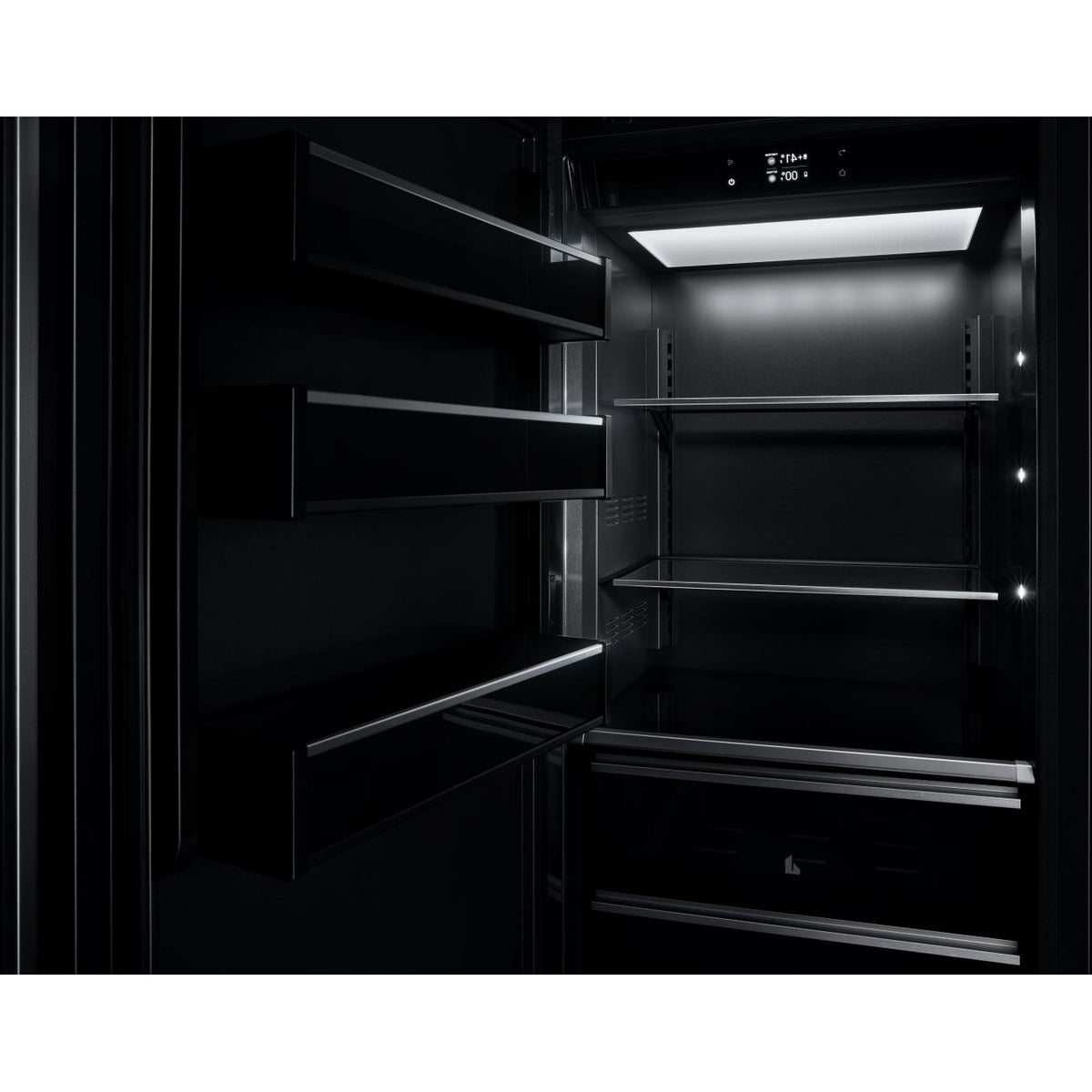  JennAir 30-inch, 16.3 cu.ft. Built-in Bottom Freezer Refrigerator with Obsidian Interior JBBFL30NMX IMAGE 4