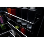  JennAir 30-inch, 16.3 cu.ft. Built-in Bottom Freezer Refrigerator with Obsidian Interior JBBFR30NMX IMAGE 10