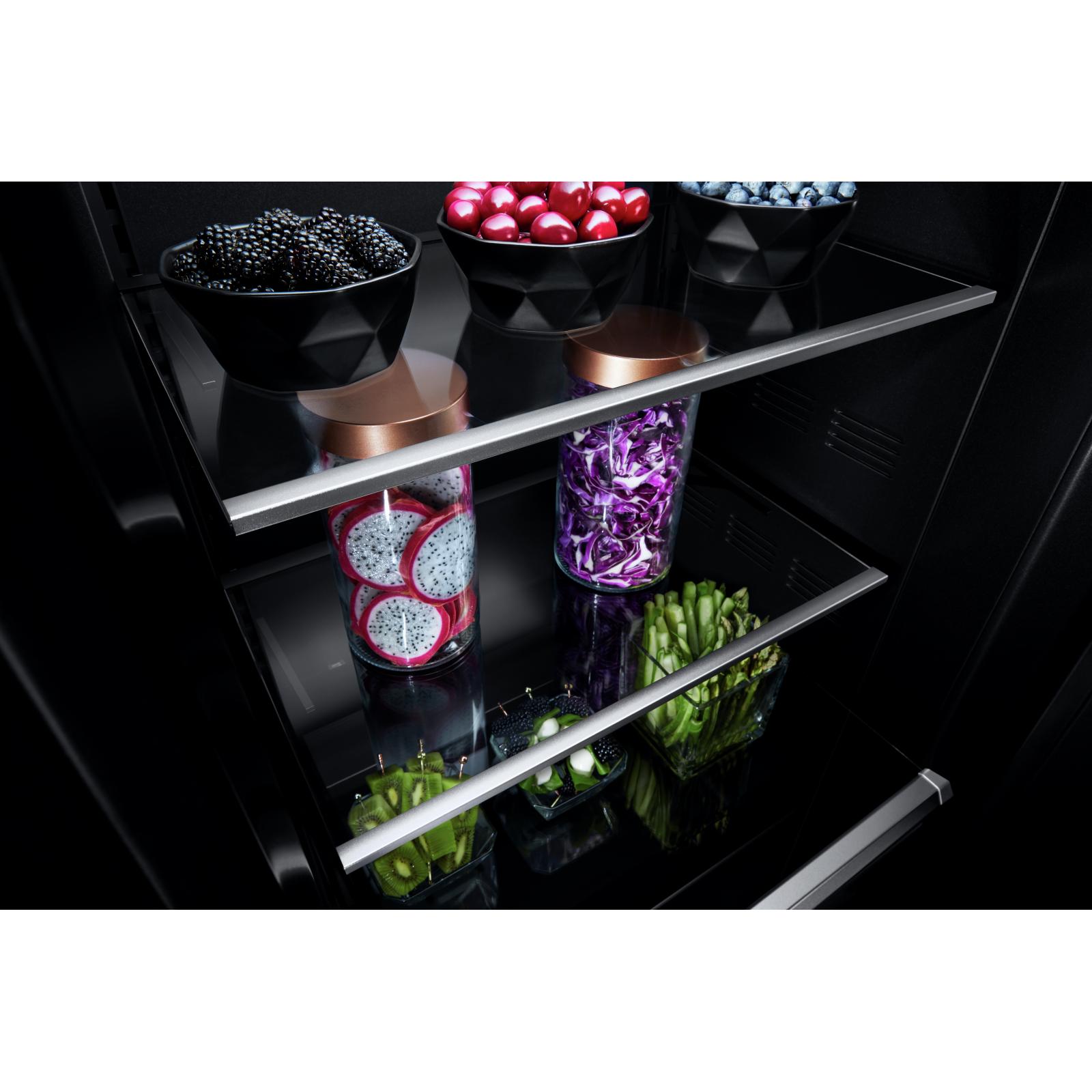  JennAir 30-inch, 16.3 cu.ft. Built-in Bottom Freezer Refrigerator with Obsidian Interior JBBFR30NMX IMAGE 8