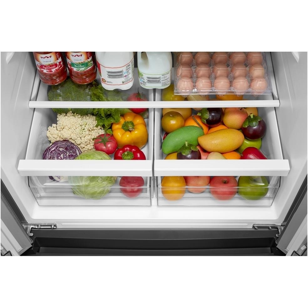  Midea 18.4 cu. ft. French 3-Door Refrigerator MRF18B4AST IMAGE 4