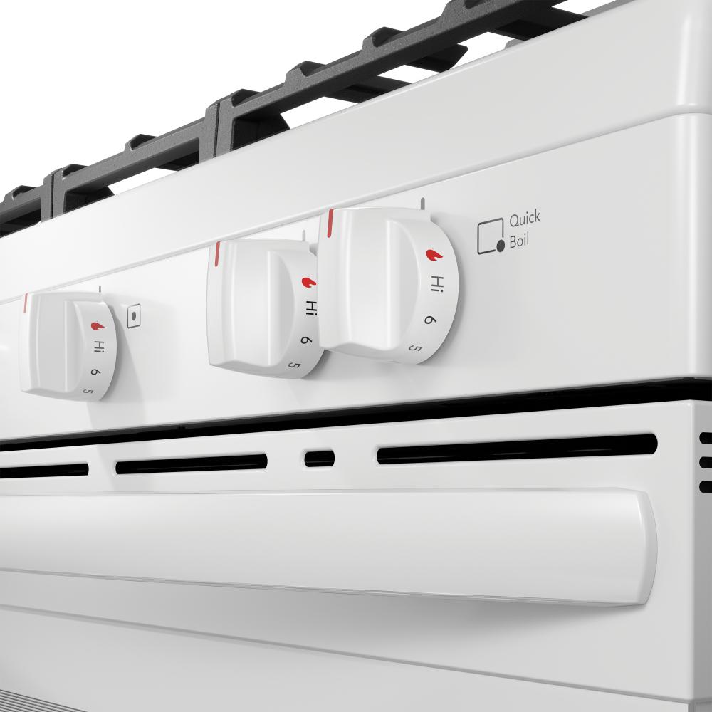  Frigidaire 30-inch Freestanding Gas Range with 5 Burners FCRG3052BW IMAGE 5