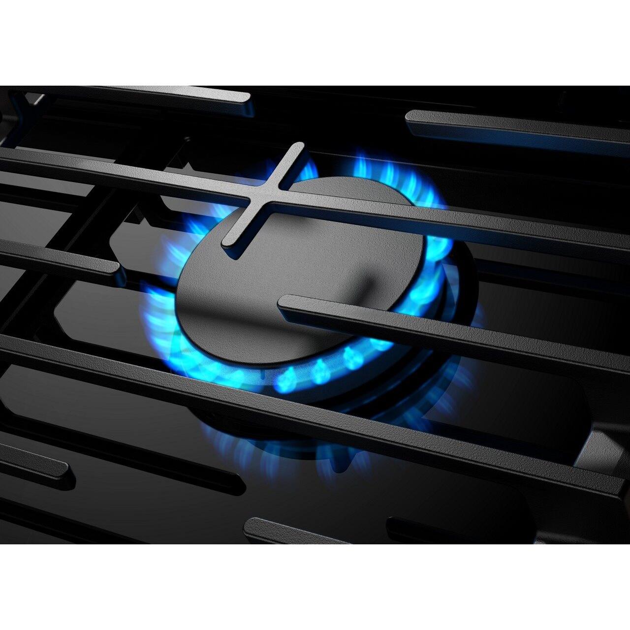  Whirlpool 30-inch Built-in Gas Cooktop with EZ-2-Lift™ Hinged Cast-Iron Grates WCGK5030PB IMAGE 5