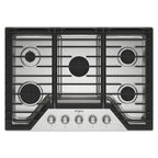  Whirlpool 30-inch Built-in Gas Cooktop with SpeedHeat™ Burner WCGK7030PS IMAGE 1