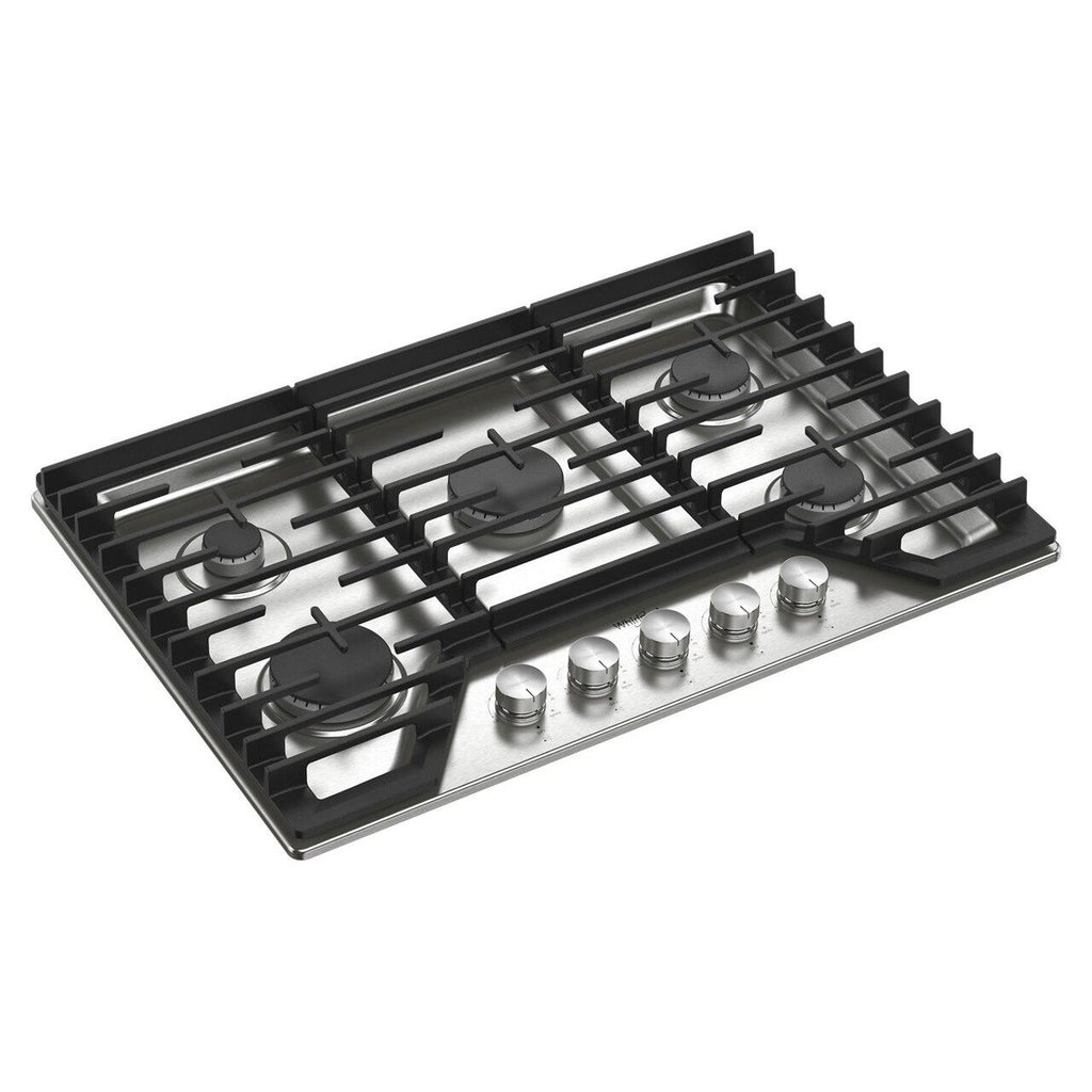  Whirlpool 30-inch Built-in Gas Cooktop with SpeedHeat™ Burner WCGK7030PS IMAGE 2