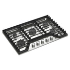  Whirlpool 30-inch Built-in Gas Cooktop with SpeedHeat™ Burner WCGK7030PS IMAGE 2