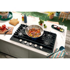 KitchenAid 30-inch Built-in Gas Cooktop with 5 Burners KCGG530PBL IMAGE 14
