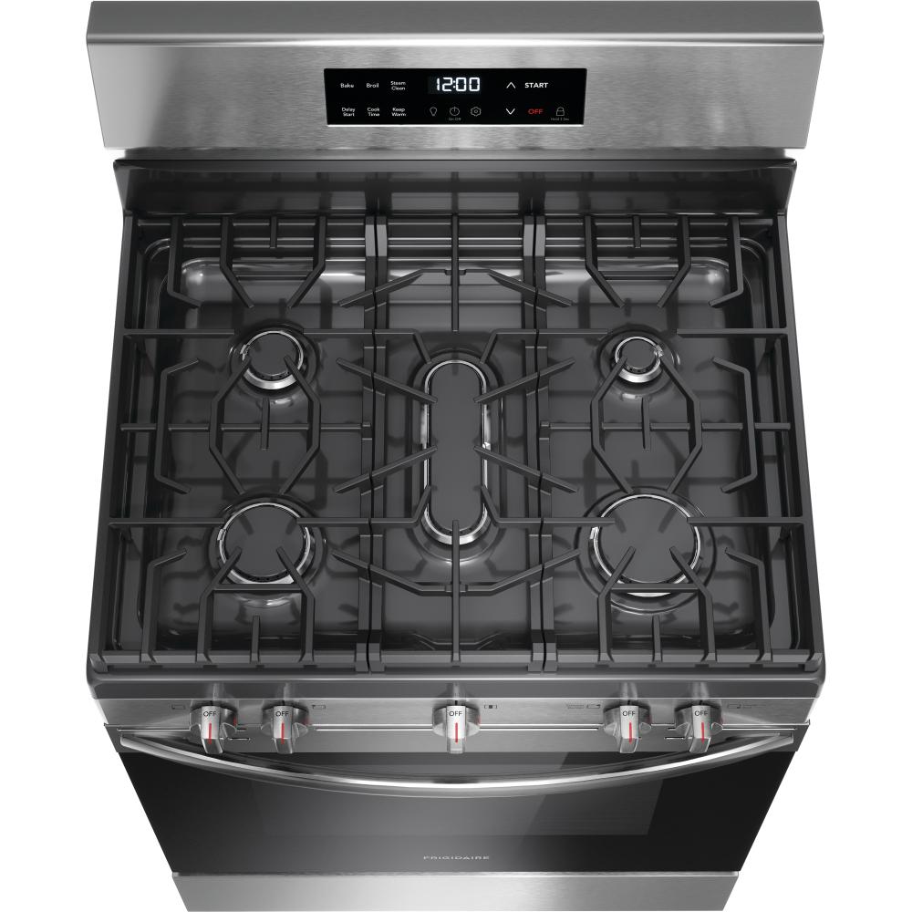  Frigidaire 30-inch Freestanding Gas Range with Even Baking Technology FCRG3062AS IMAGE 4