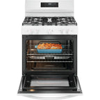  Frigidaire 30-inch Freestanding Gas Range with Even Baking Technology FCRG3062AW IMAGE 2