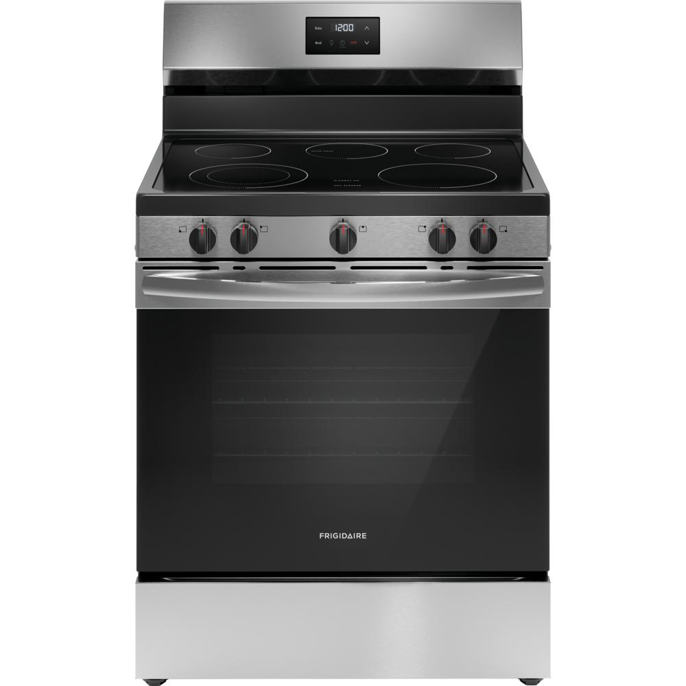  Frigidaire 30-inch Freestanding Electric Range with Even Baking Technology FCRE3052BS IMAGE 1