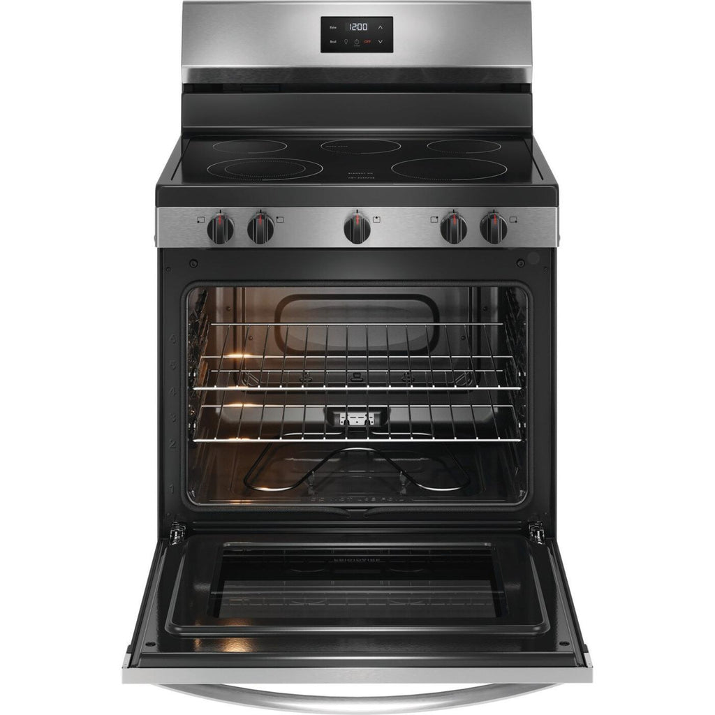  Frigidaire 30-inch Freestanding Electric Range with Even Baking Technology FCRE3052BS IMAGE 2