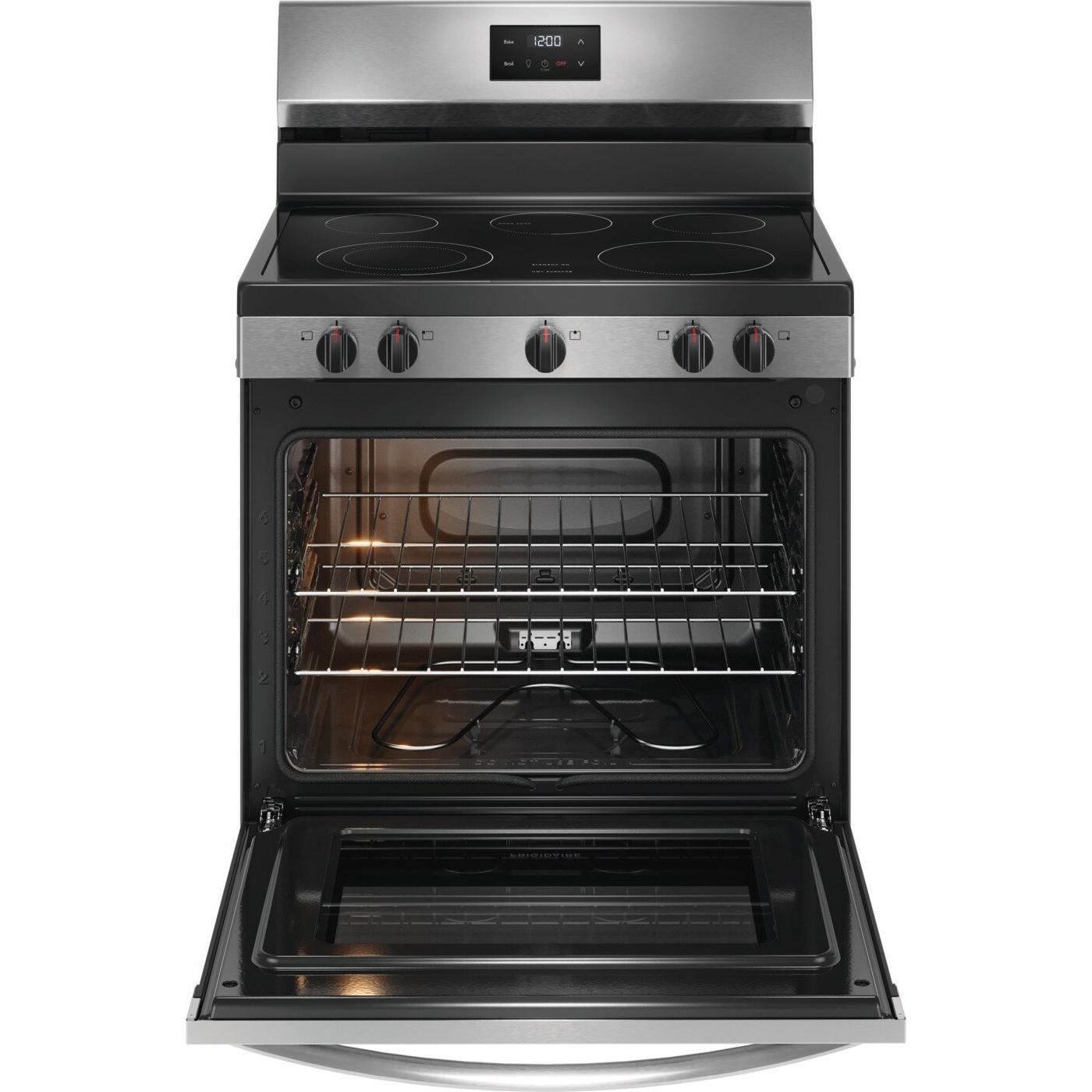  Frigidaire 30-inch Freestanding Electric Range with Even Baking Technology FCRE3052BS IMAGE 2