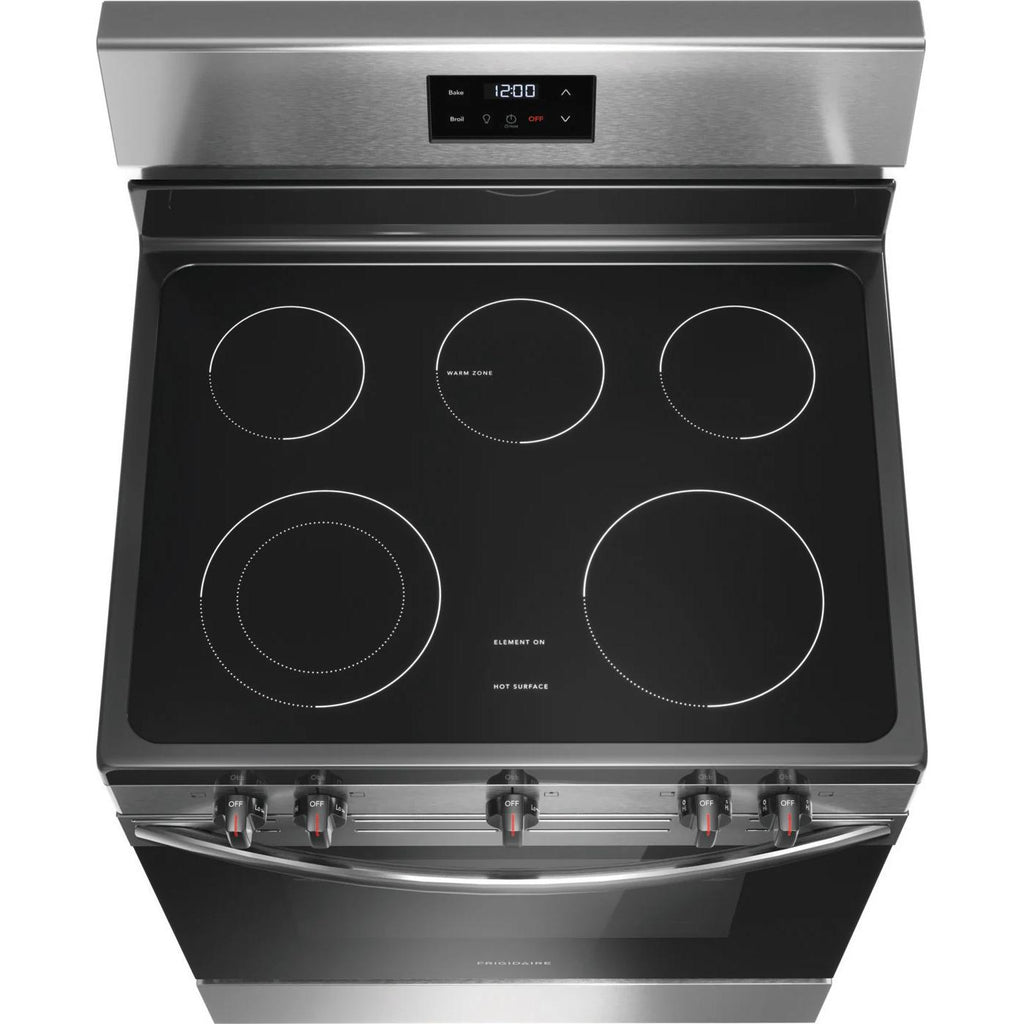  Frigidaire 30-inch Freestanding Electric Range with Even Baking Technology FCRE3052BS IMAGE 3