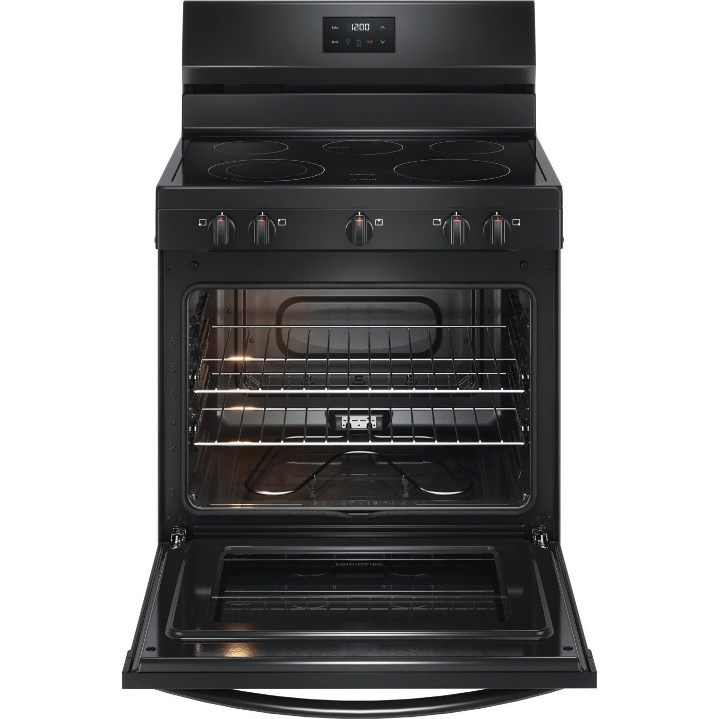  Frigidaire 30-inch Freestanding Electric Range with Even Baking Technology FCRE3052BB IMAGE 2