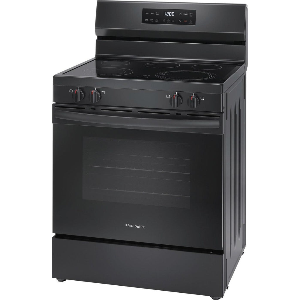  Frigidaire 30-inch Freestanding Electric Range with EvenTemp™ FCRE3062AB IMAGE 4