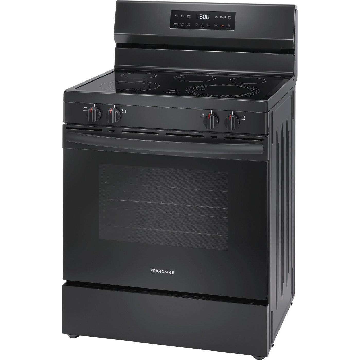 Frigidaire 30-inch Freestanding Electric Range with EvenTemp™ FCRE3062AB IMAGE 4