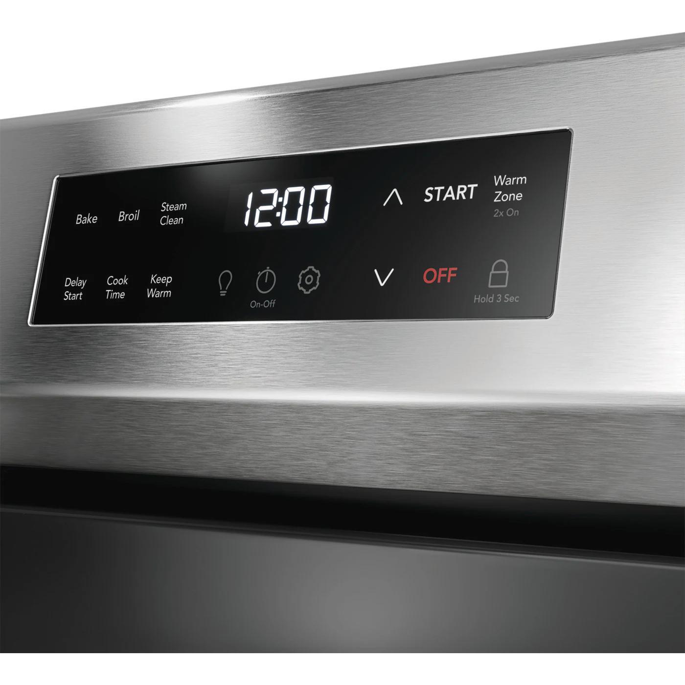  Frigidaire 30-inch Freestanding Electric Range with EvenTemp™ FCRE3062AS IMAGE 5