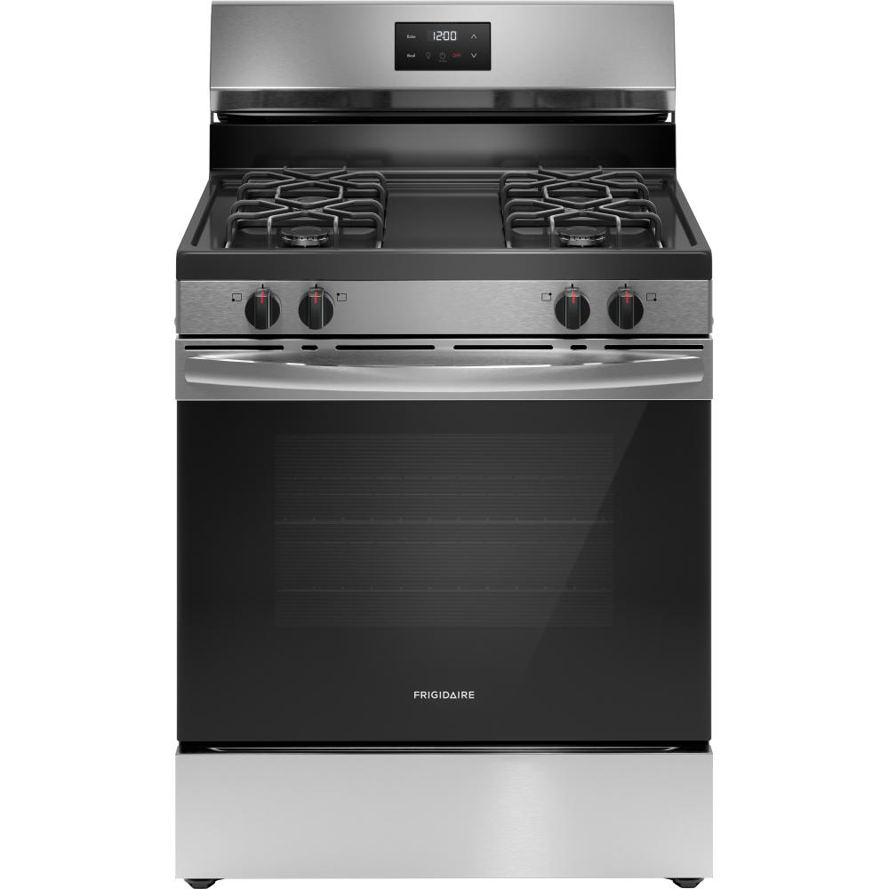  Frigidaire 30-inch Freestanding Gas Range FCRG3051BS IMAGE 1