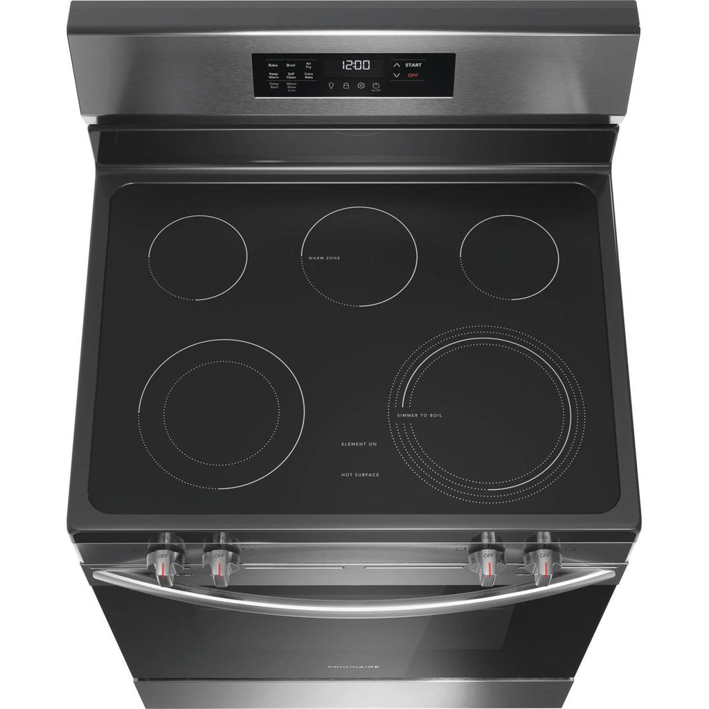  Frigidaire 30-inch Freestanding Electric Range with EvenTemp™ FCRE3083AS IMAGE 4