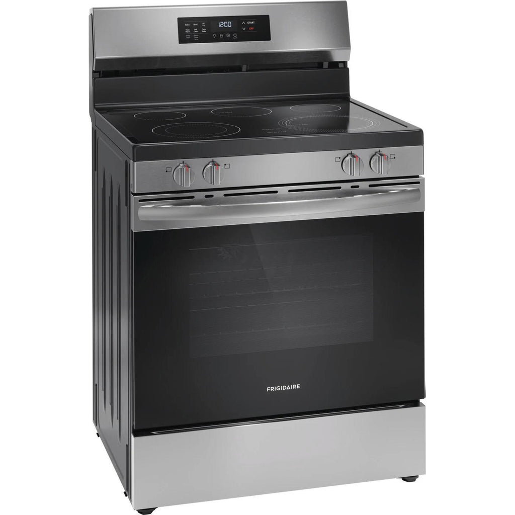  Frigidaire 30-inch Freestanding Electric Range with EvenTemp™ FCRE3083AS IMAGE 5