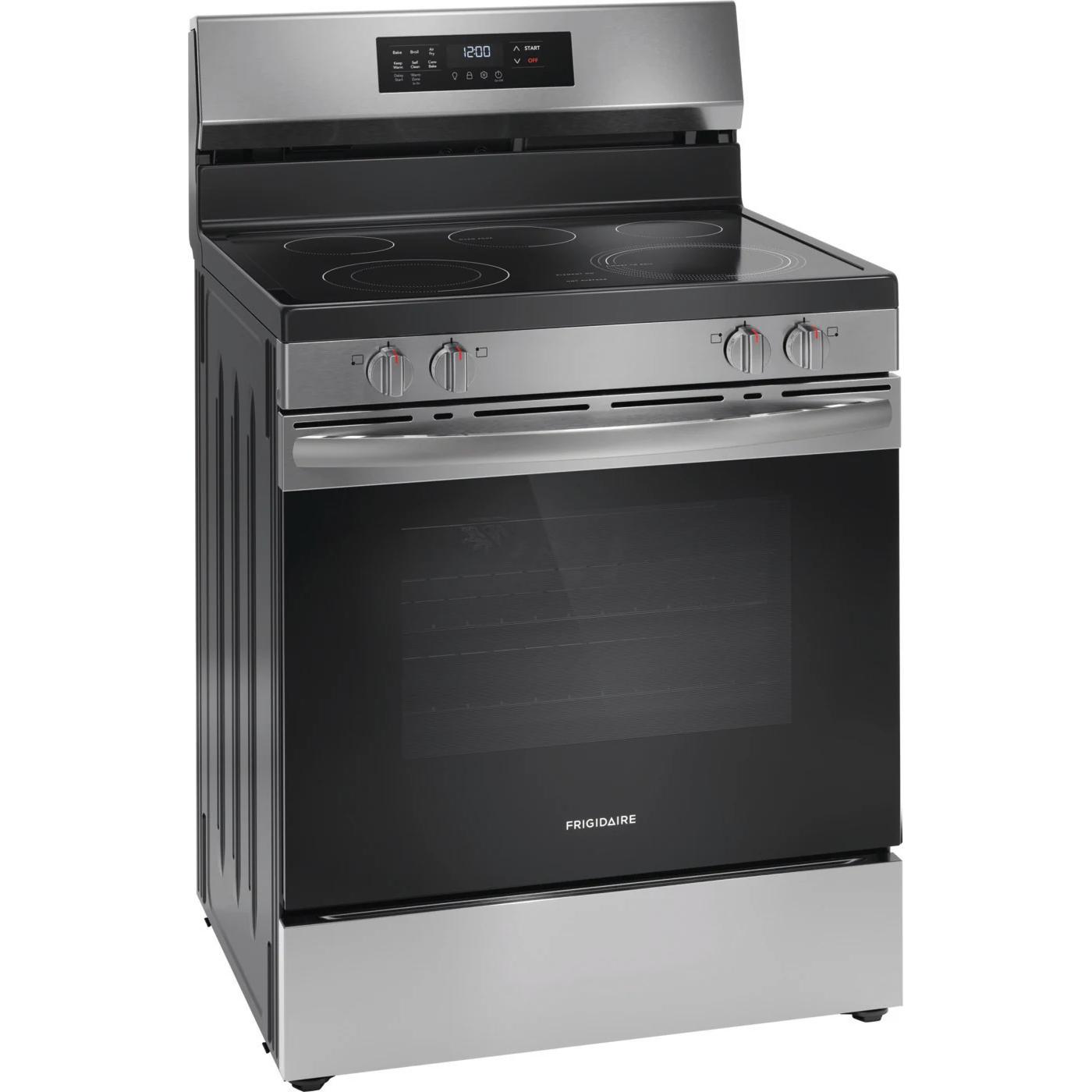  Frigidaire 30-inch Freestanding Electric Range with EvenTemp™ FCRE3083AS IMAGE 5