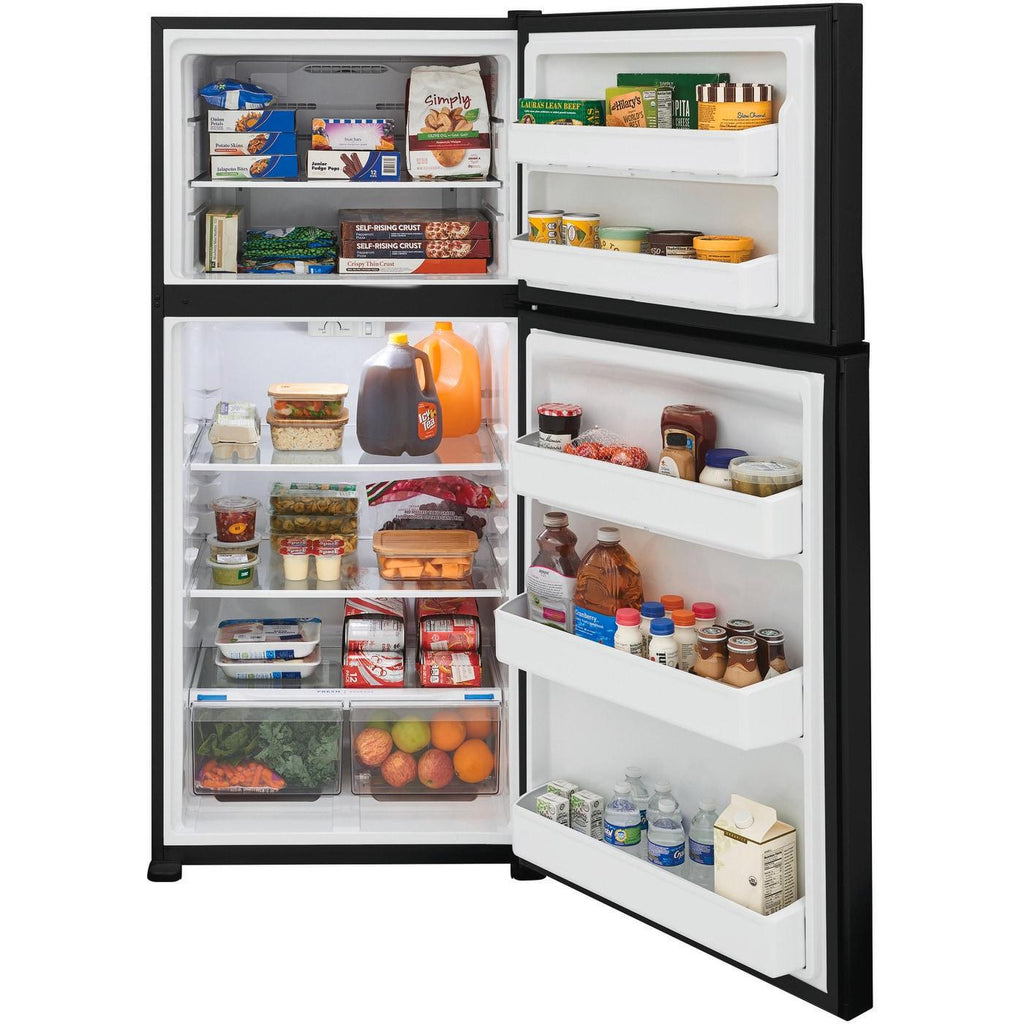  Frigidaire 30-inch, 20.0 cu. ft. Freestanding Top Freezer Refrigerator with EvenTemp™ Cooling System FFHT2022AB IMAGE 2