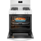  Frigidaire 30-inch Freestanding Gas Range FCRG3051BW IMAGE 2