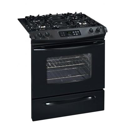  Frigidaire 30-inch Slide-In Gas Range FGS365EB IMAGE 1