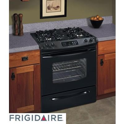  Frigidaire 30-inch Slide-In Gas Range FGS365EB IMAGE 3