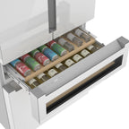  Bosch 36-inch, 20.5 cu.ft. Counter Depth French 4-Door Refrigerator with FlexBar™ B36CL81ENW IMAGE 5