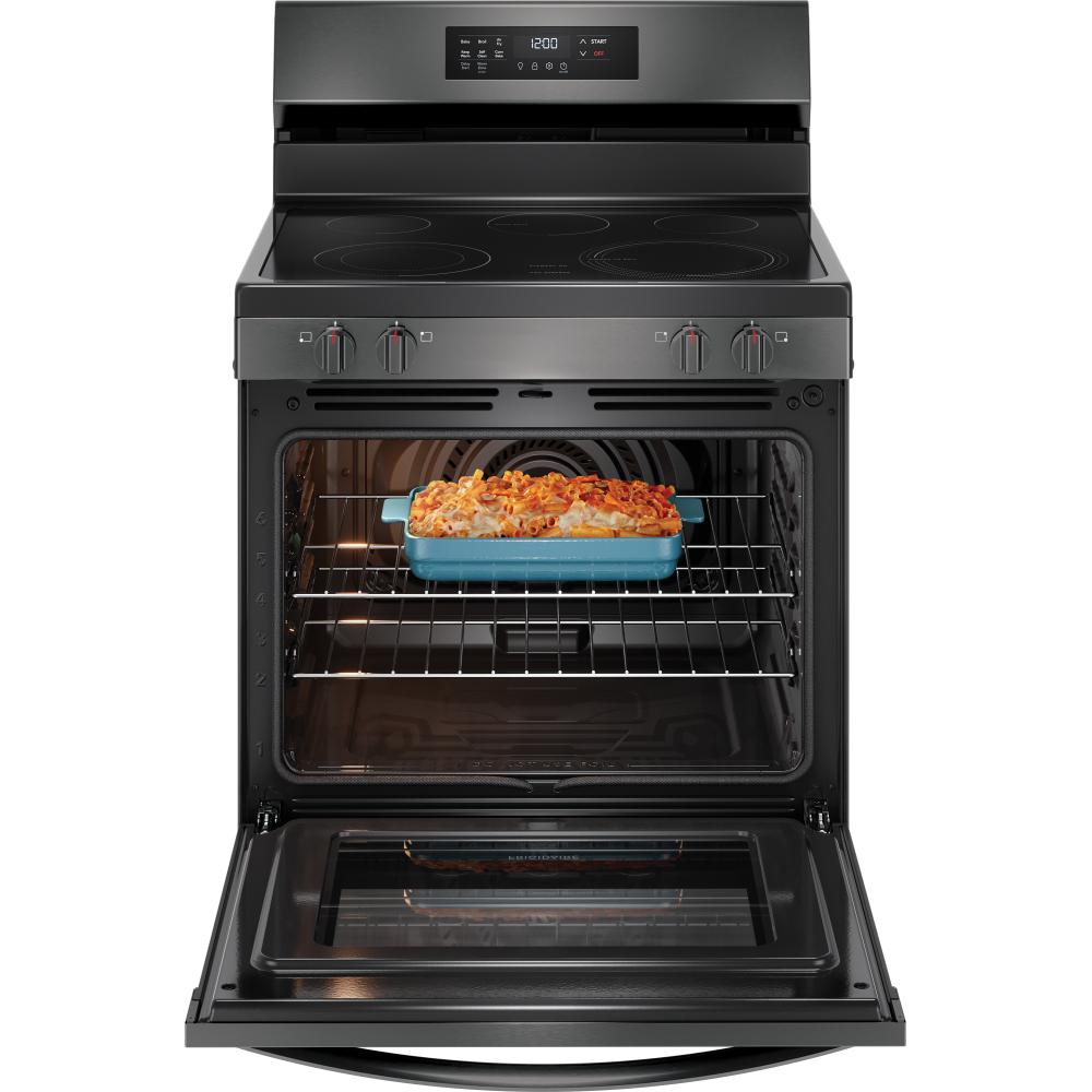  Frigidaire 30-inch Freestanding Electric Range with EvenTemp™ FCRE3083AD IMAGE 2