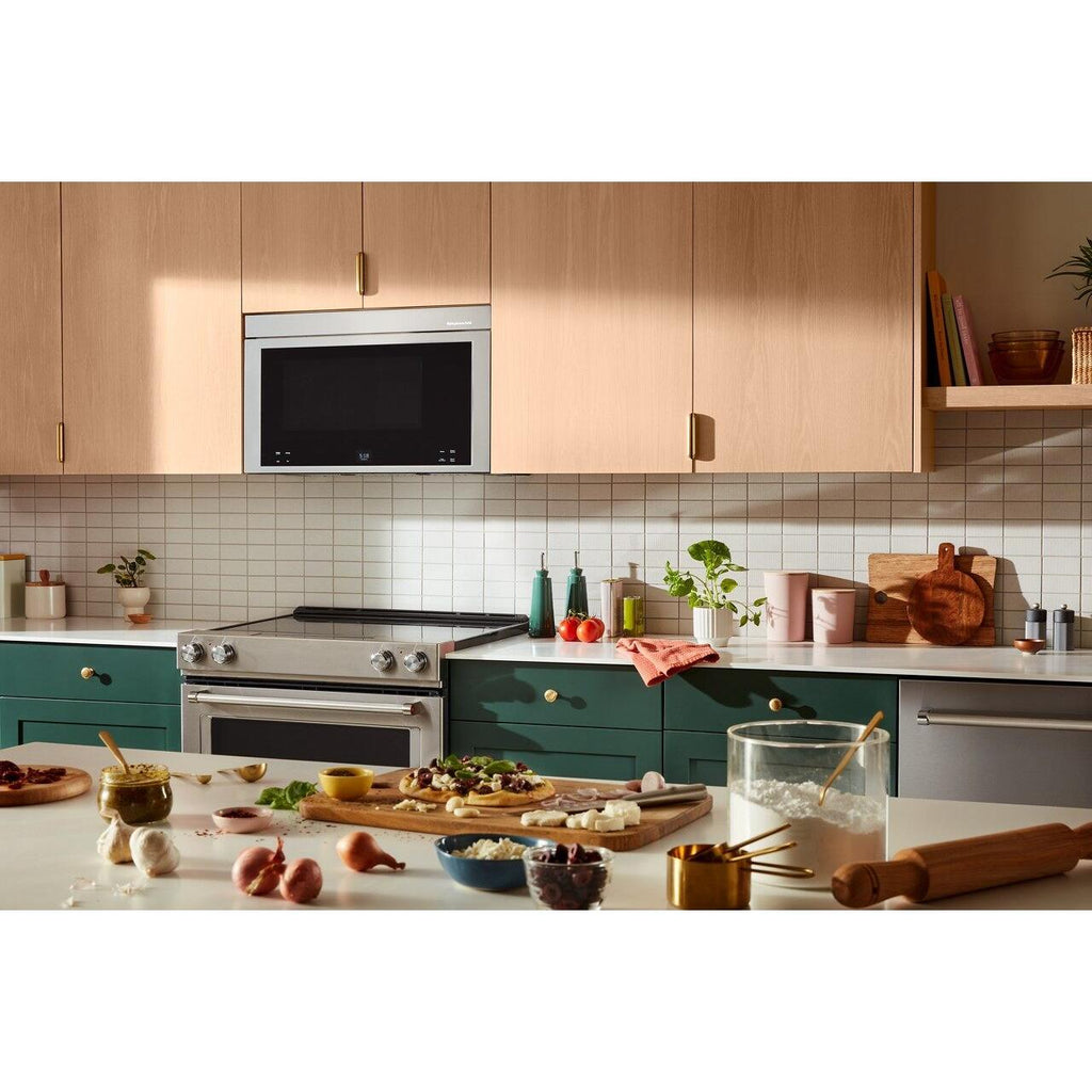  KitchenAid 30-inch, 1.1 cu. ft. Over-the-Range Microwave Oven with Air Fry Technology YKMMF530PPS IMAGE 4