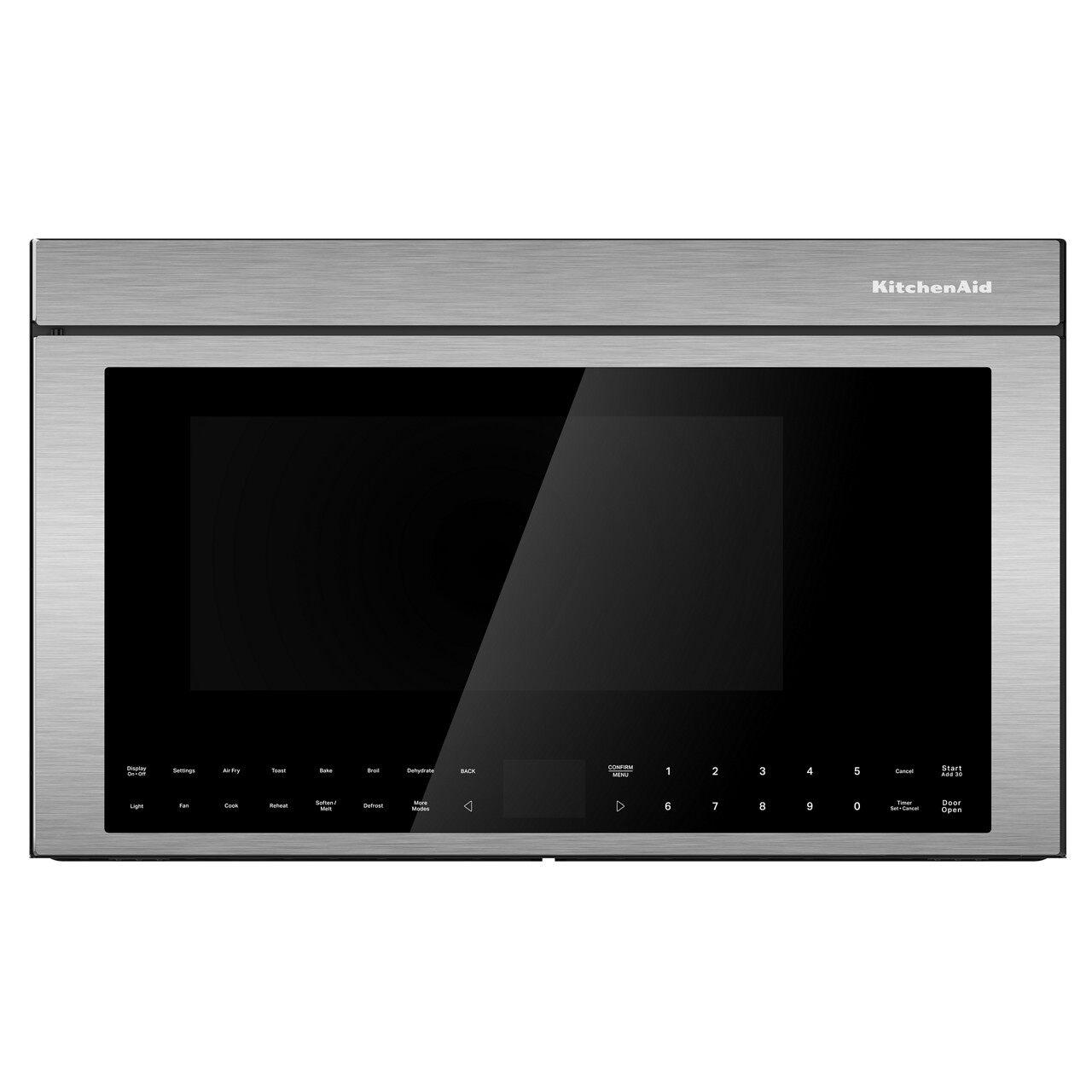  KitchenAid 30-inch, 1.1 cu. ft. Over-the-Range Microwave Oven with Air Fry Technology YKMMF730PPS IMAGE 1