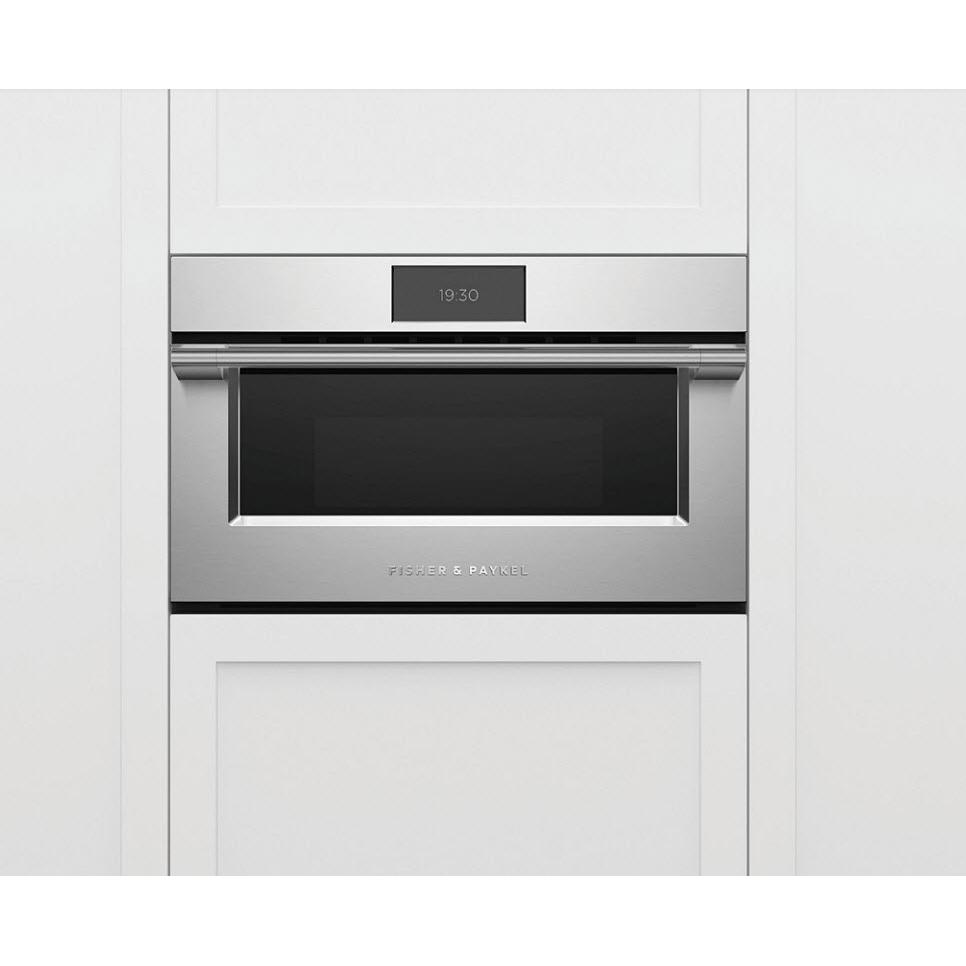  Fisher & Paykel 30-inch, 1.9 cu. ft. Built-in Combination Steam Oven with 23 Functions OS30NPTX1 IMAGE 2