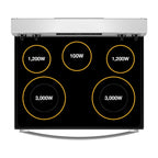  Whirlpool 30-inch Freestanding Electric Range YWFES3330RZ IMAGE 11